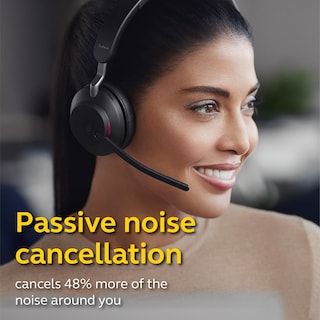 Foto 2 | Auriculares Inalámbricos Jabra Evolve2 65 Ms Mono Con Link380a Negros - Venta Internacional.