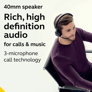 Foto 3 | Auriculares Inalámbricos Jabra Evolve2 65 Ms Mono Con Link380a Negros - Venta Internacional.