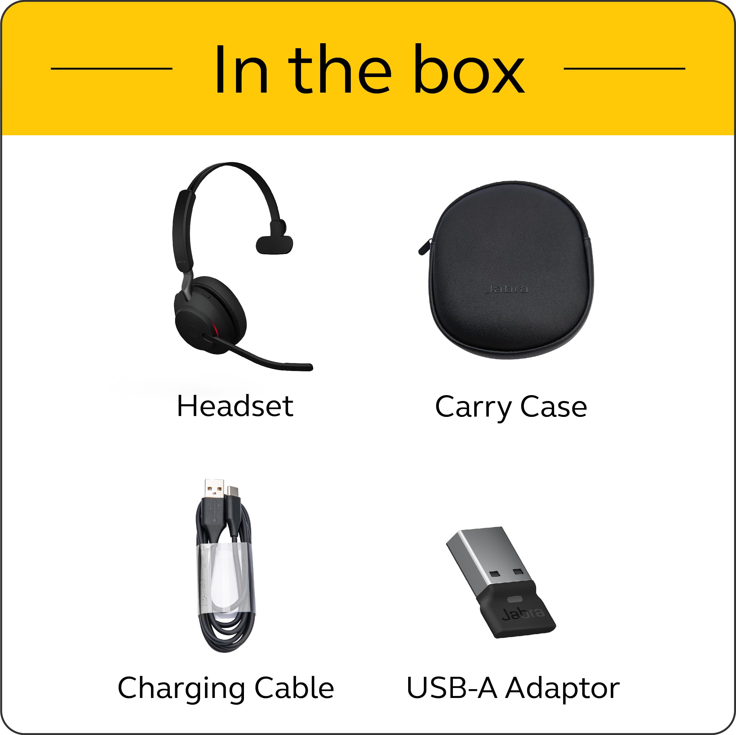 Foto 8 pulgar | Auriculares Inalámbricos Jabra Evolve2 65 Ms Mono Con Link380a Negros - Venta Internacional.