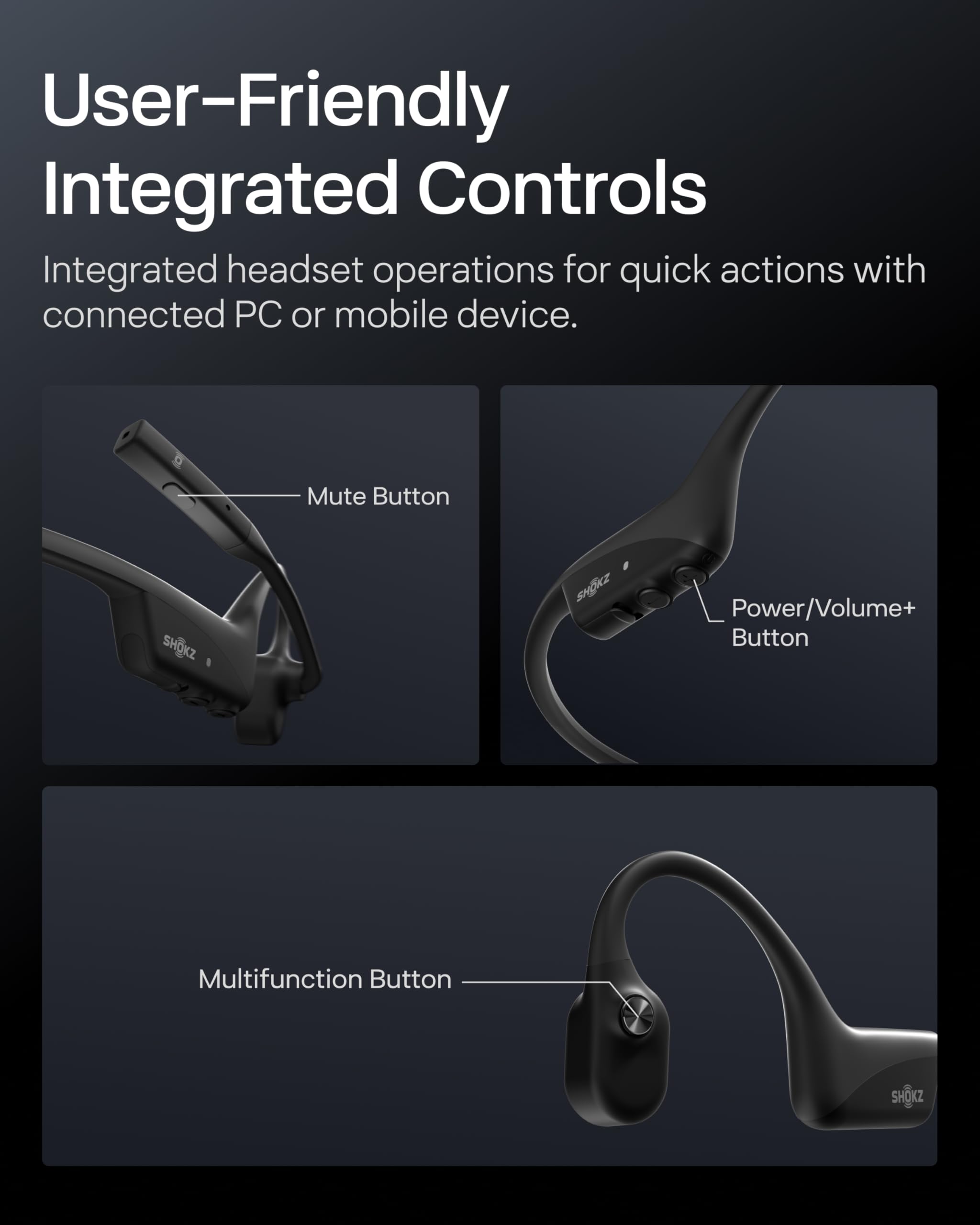 Foto 8 pulgar | Auriculares Inalámbricos Para Computadora Shokz Opencomm2 Uc 2025 Upgrade - Venta Internacional.