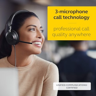 Foto 5 | Auriculares Jabra Evolve2 40 Se Estéreo Con Cancelación De Ruido Con Cable - Venta Internacional.