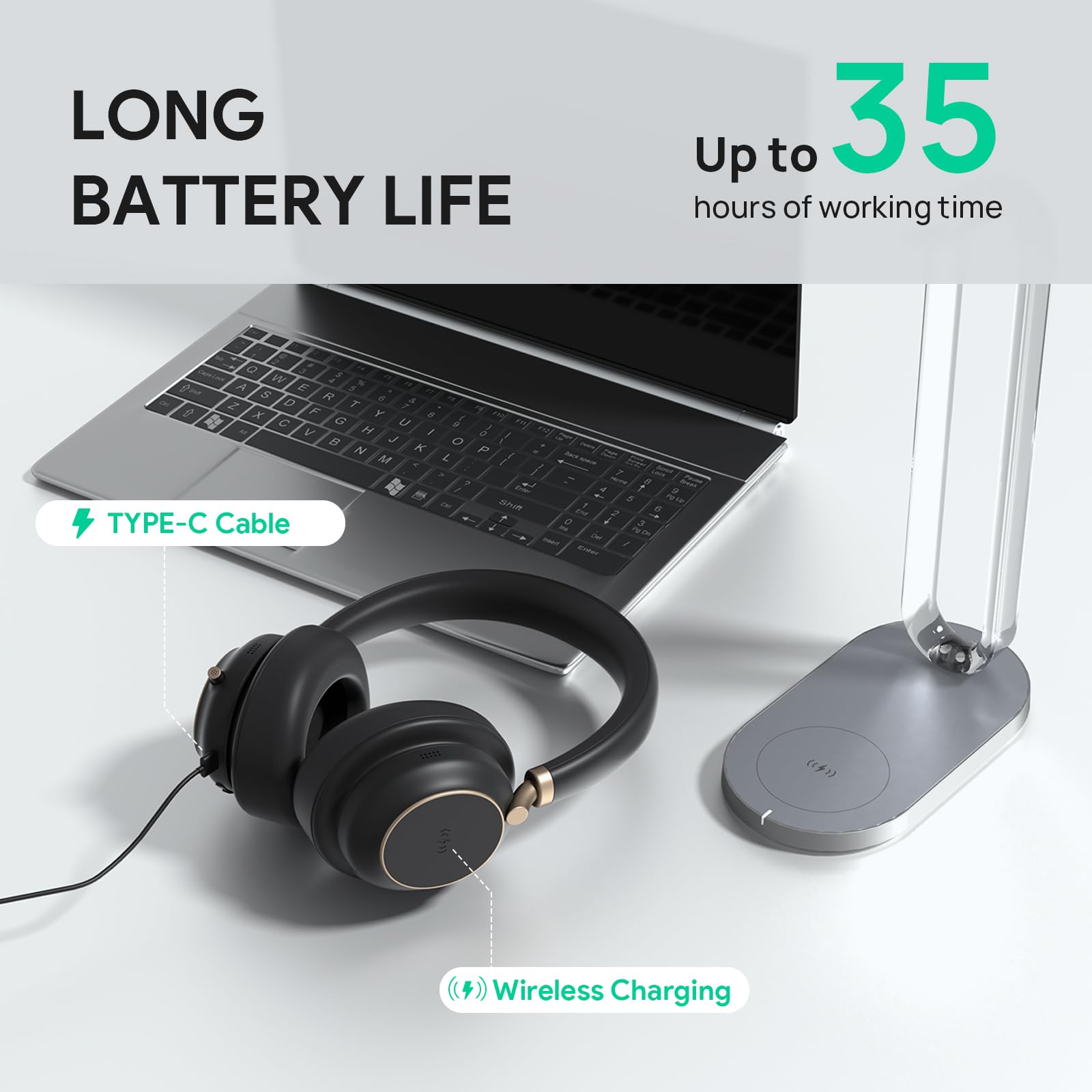 Foto 6 pulgar | Auriculares Inalámbricos Yealink Bh76 Plus Bluetooth Con Micrófono Anc - Venta Internacional.