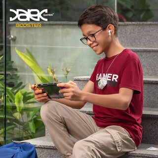 Foto 6 | Audífonos Gamer Binden Dark Booster con Stickers Tecnología Bnc Inalámbricos color Blanco