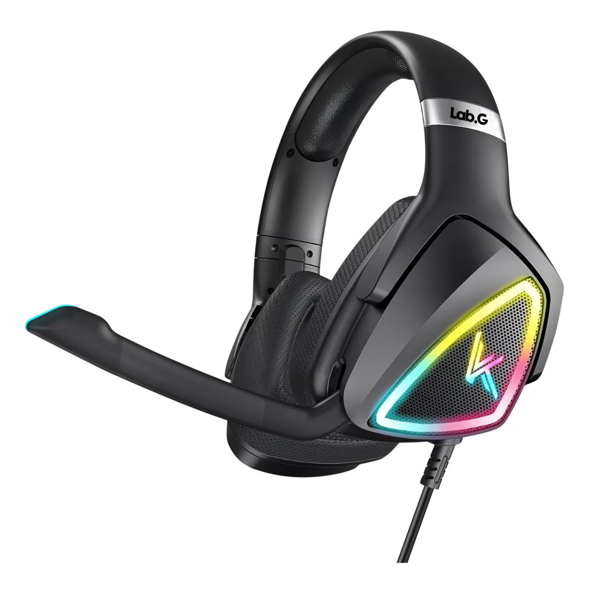 Audífonos Gamer K7 Diadema, Negro