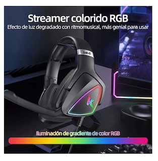 Foto 4 | Audífonos Gamer K7 Diadema, Negro