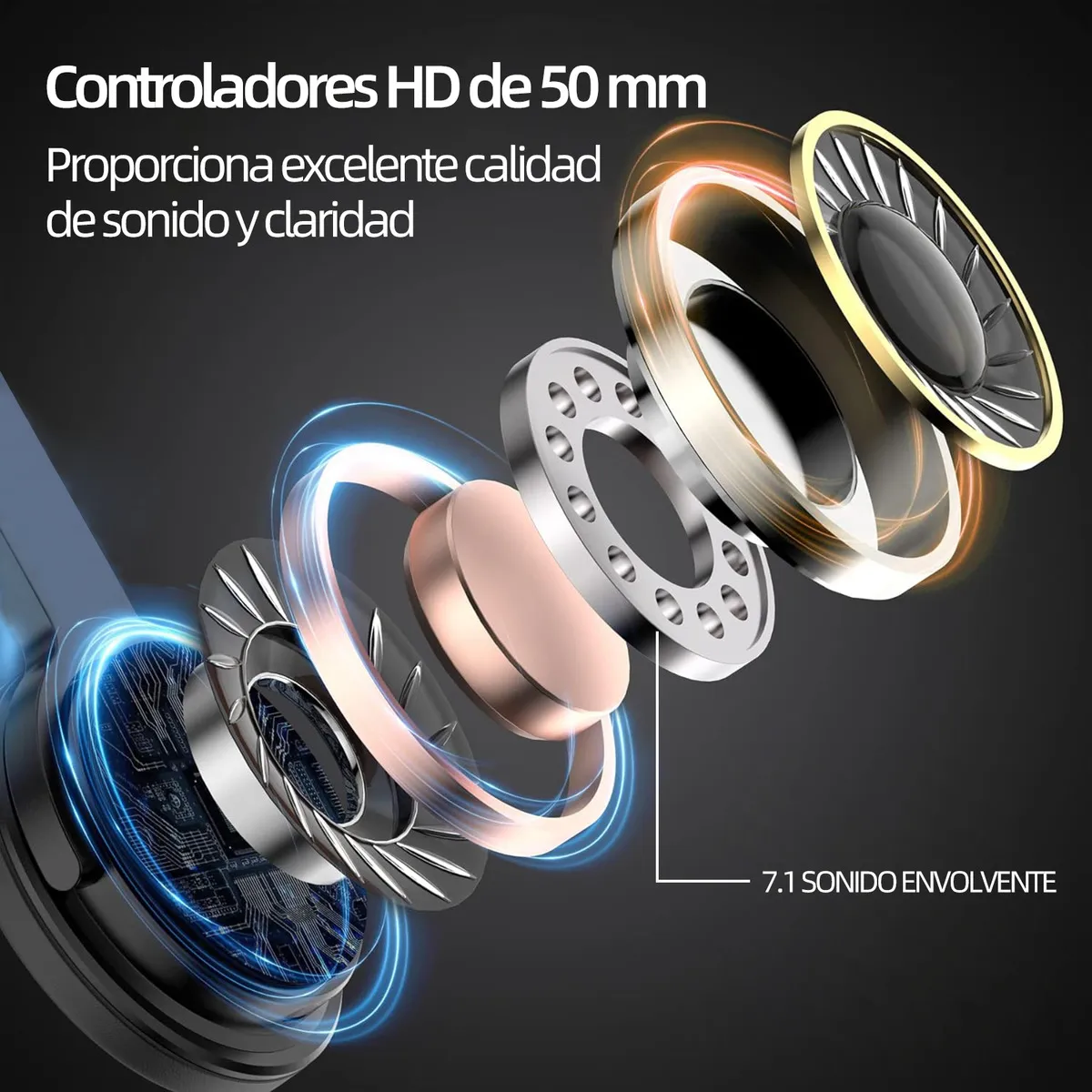 Foto 5 pulgar | Audífonos Belug  Gamer Para Xbox Negro Beige