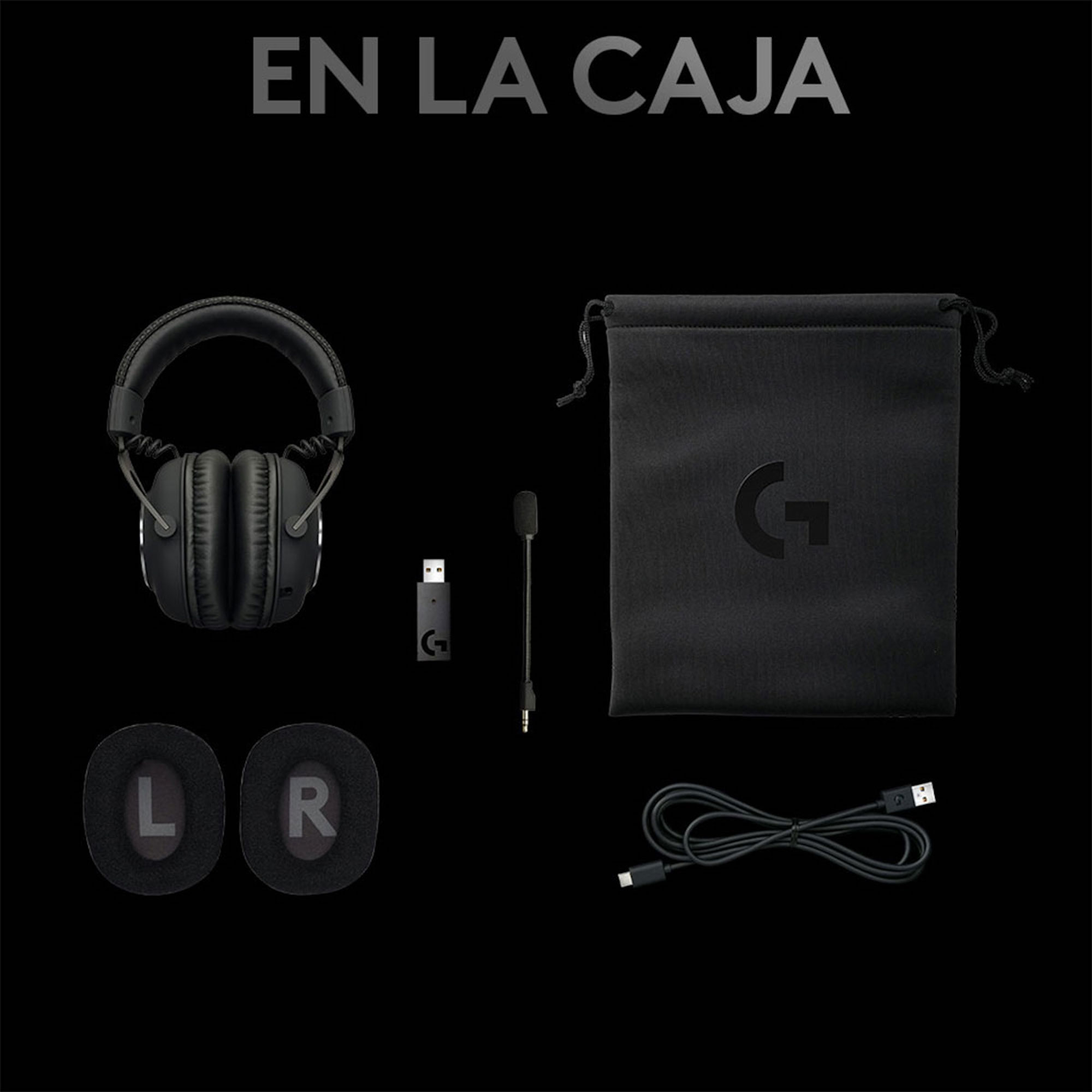 Foto 4 pulgar | Audífonos Inalámbricos Gaming Logitech Pro X Lightspeed Con Micrófono Extraíble