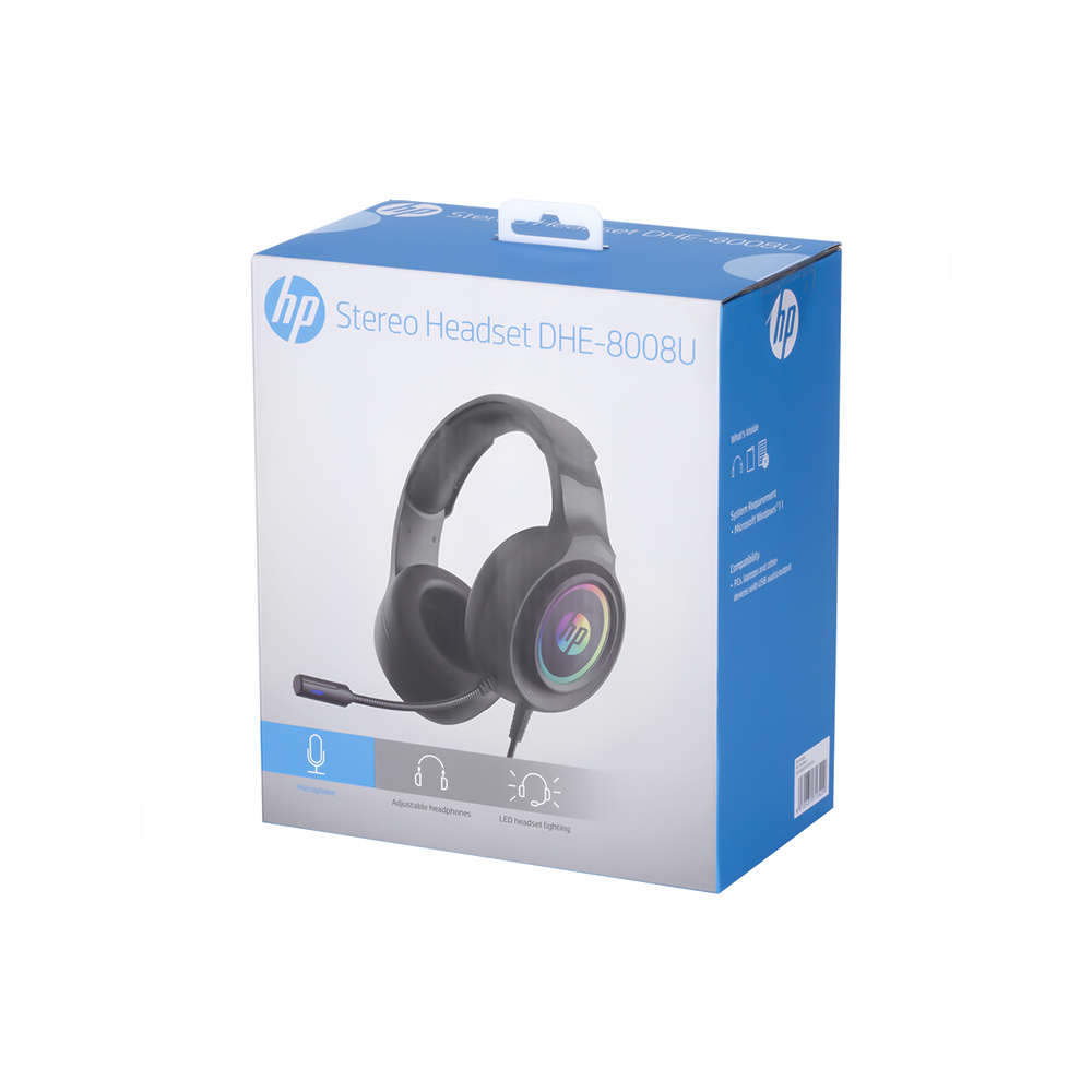 Foto 4 pulgar | Kit Audífonos con Micrófono Hp Dhe-8008u + Mouse Inalámbrico Acer