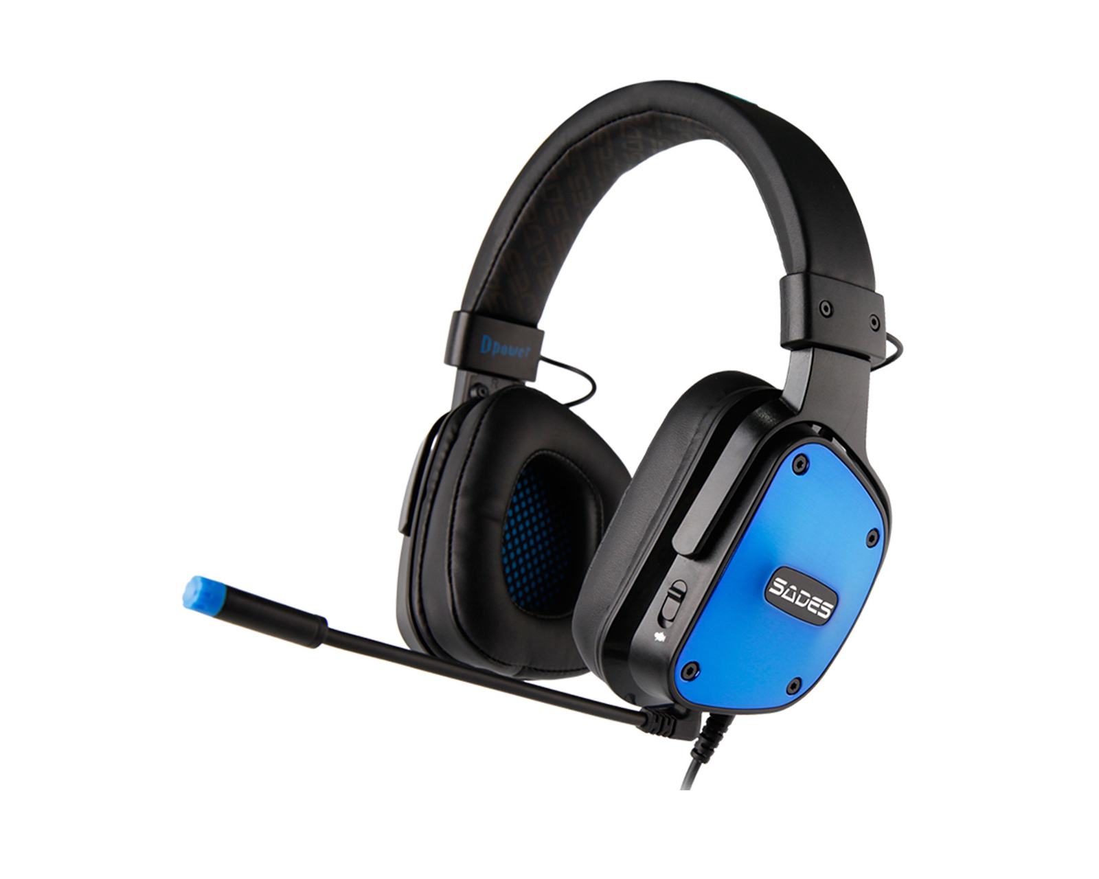 Audífonos Gamer Sades A-004 color Negro D Power Multiconsola