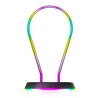 Foto 3 | Bundle 4gamers Audífonos Con Soporte Light Up Gaming Multiplataforma Rgb - Negro