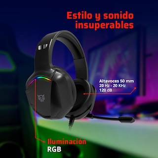 Foto 2 | Audífonos Diadema Gamer Balam Rush Orphix Ii Hs699 Micrófono Usb/jack 3.5mm Rgb Negro Br-941181