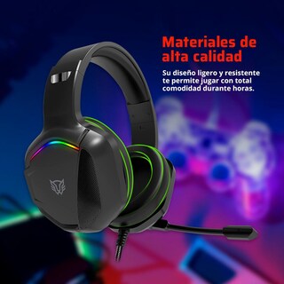 Foto 4 | Audífonos Diadema Gamer Balam Rush Orphix Ii Hs699 Micrófono Usb/jack 3.5mm Rgb Negro Br-941181