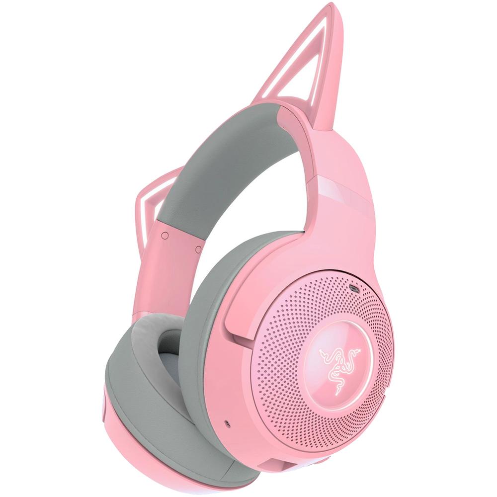 Foto 2 pulgar | Audifonos Gamer Razer Kraken Kitty V2 Bt Rgb Inalambricos Sonido Envolvente 7.1 Edicion Cuarzo Rosa
