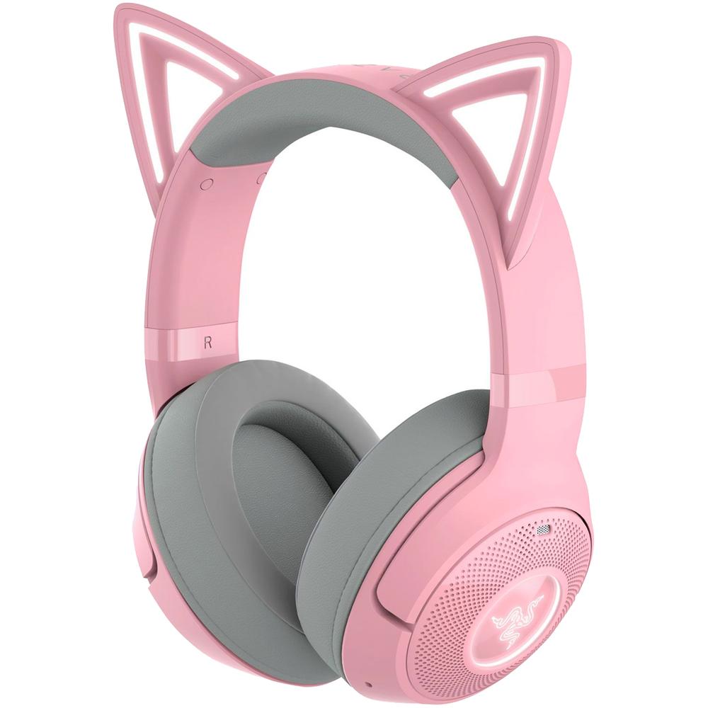 Foto 3 pulgar | Audifonos Gamer Razer Kraken Kitty V2 Bt Rgb Inalambricos Sonido Envolvente 7.1 Edicion Cuarzo Rosa