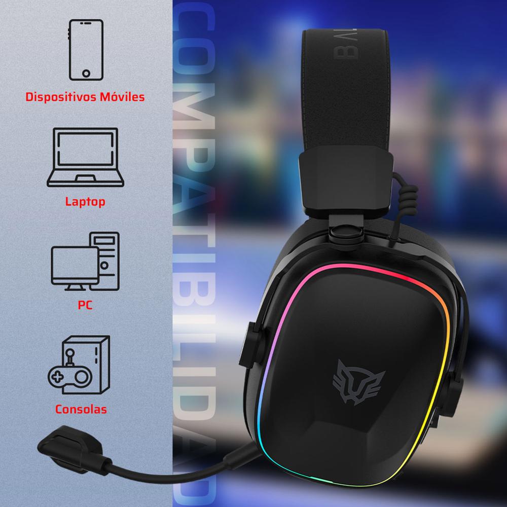 Foto 4 pulgar | Audífonos Inalámbricos Gamer Balam Rush con Micrófono