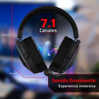 Foto 4 | Audífonos Inalámbricos Gamer Balam Rush con Micrófono