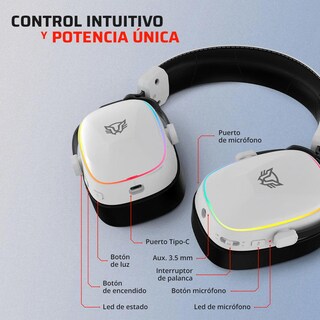 Foto 4 | Audífonos Inalámbricos Gamer Balam Rush con Micrófono