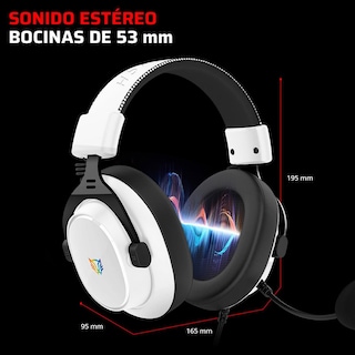 Foto 5 | Audifonos Diadema Gamer Balam Rush Aviator Expert Ha777 Microfono Desmontable 3.5mm + Usb Rgb Pc Con