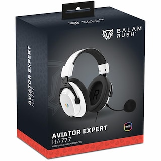 Foto 6 | Audifonos Diadema Gamer Balam Rush Aviator Expert Ha777 Microfono Desmontable 3.5mm + Usb Rgb Pc Con