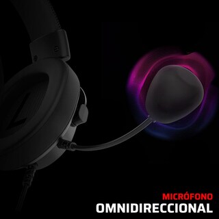 Foto 4 | Audifonos Diadema Gamer Balam Rush Aviator Expert Ha777 Microfono Desmontable 3.5mm + Usb Rgb Pc Con