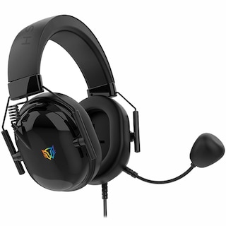 Foto 1 | Audifonos Diadema Gamer Balam Rush Aviator Level Ha757 Microfono 3.5 + Usb Rgb Negro Br-941167