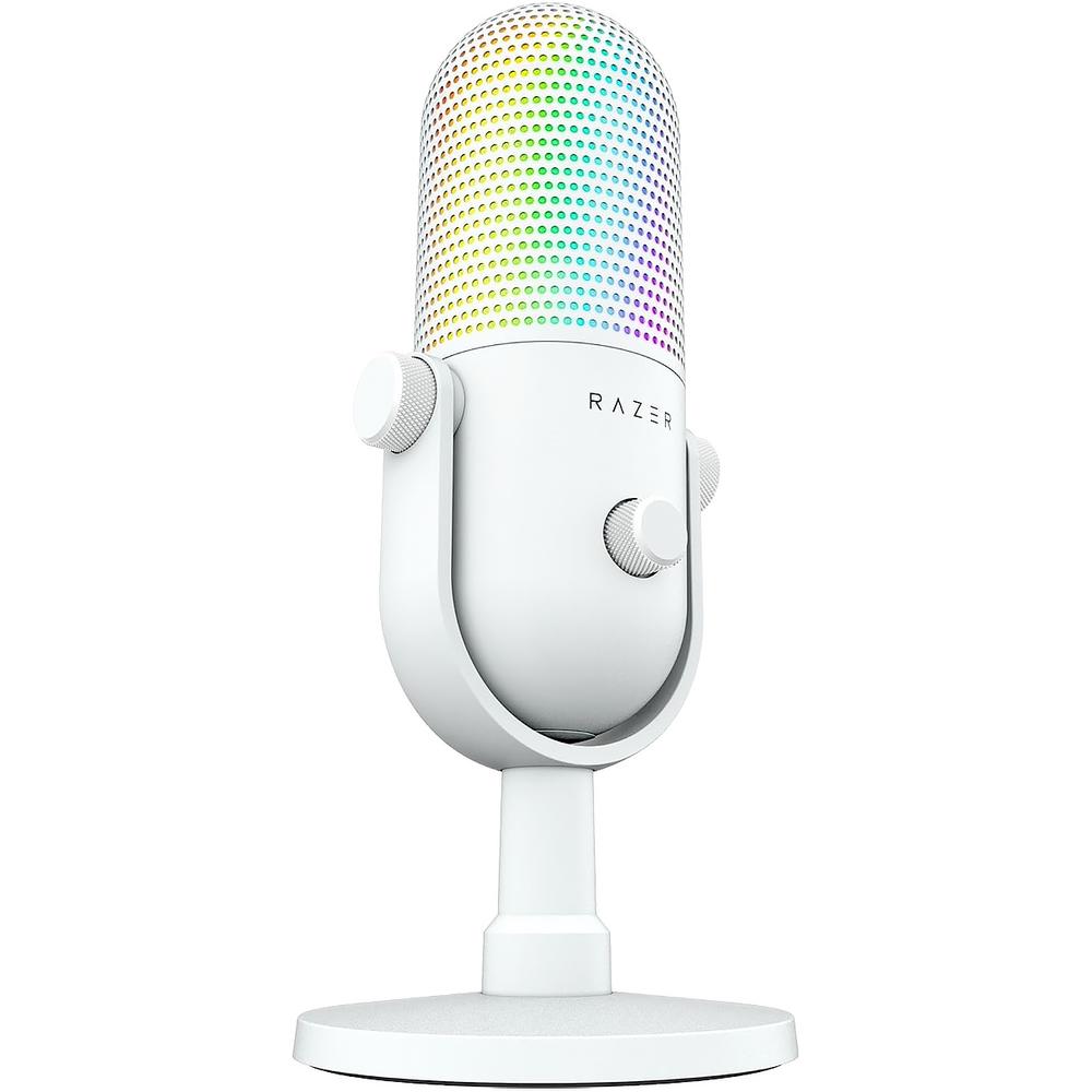 Foto 4 | Microfono Gamer Razer Seiren V3 Chroma Rgb 20hz–20000hz Usb Sensor Touch Silent Color Blanco