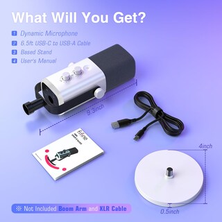 Foto 7 | Micrófono Para Juegos Fifine Am8 Xlr/usb Para Transmisión De Podcasts - Venta Internacional.