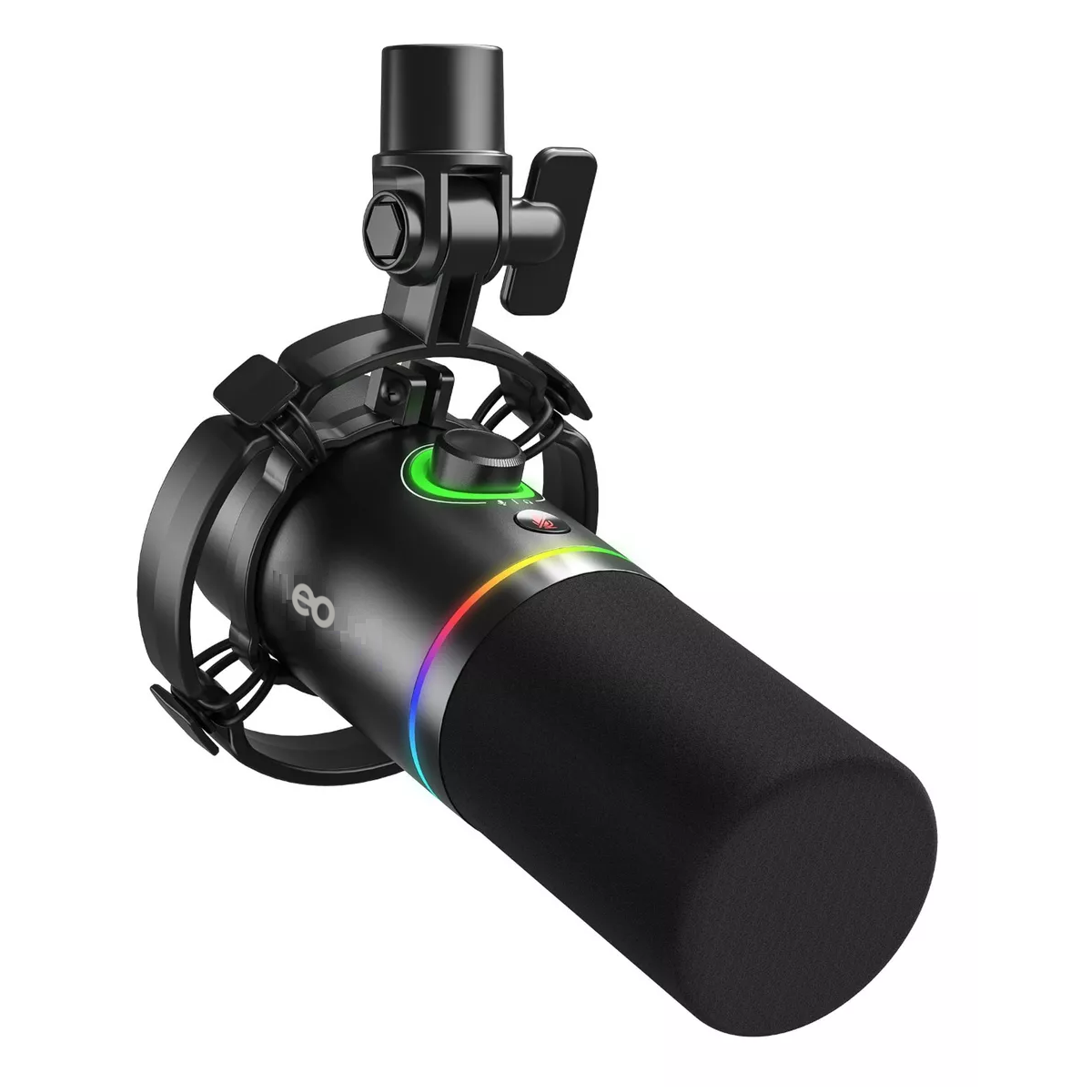 Micrófono Pc Gamer Rgb Dinamico Podcast Eo Safe Imports Esi-12904-1 Negro