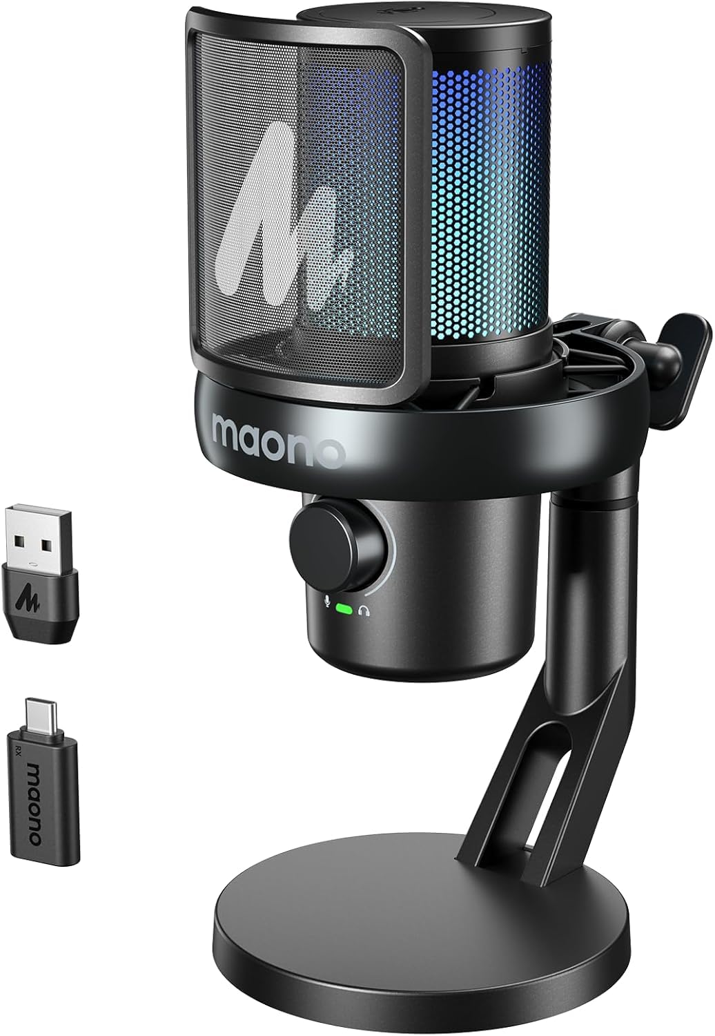 Micrófono Inalámbrico Para Juegos Maono Dm40 Pro Con Cambio De Voz Ai - Venta Internacional.