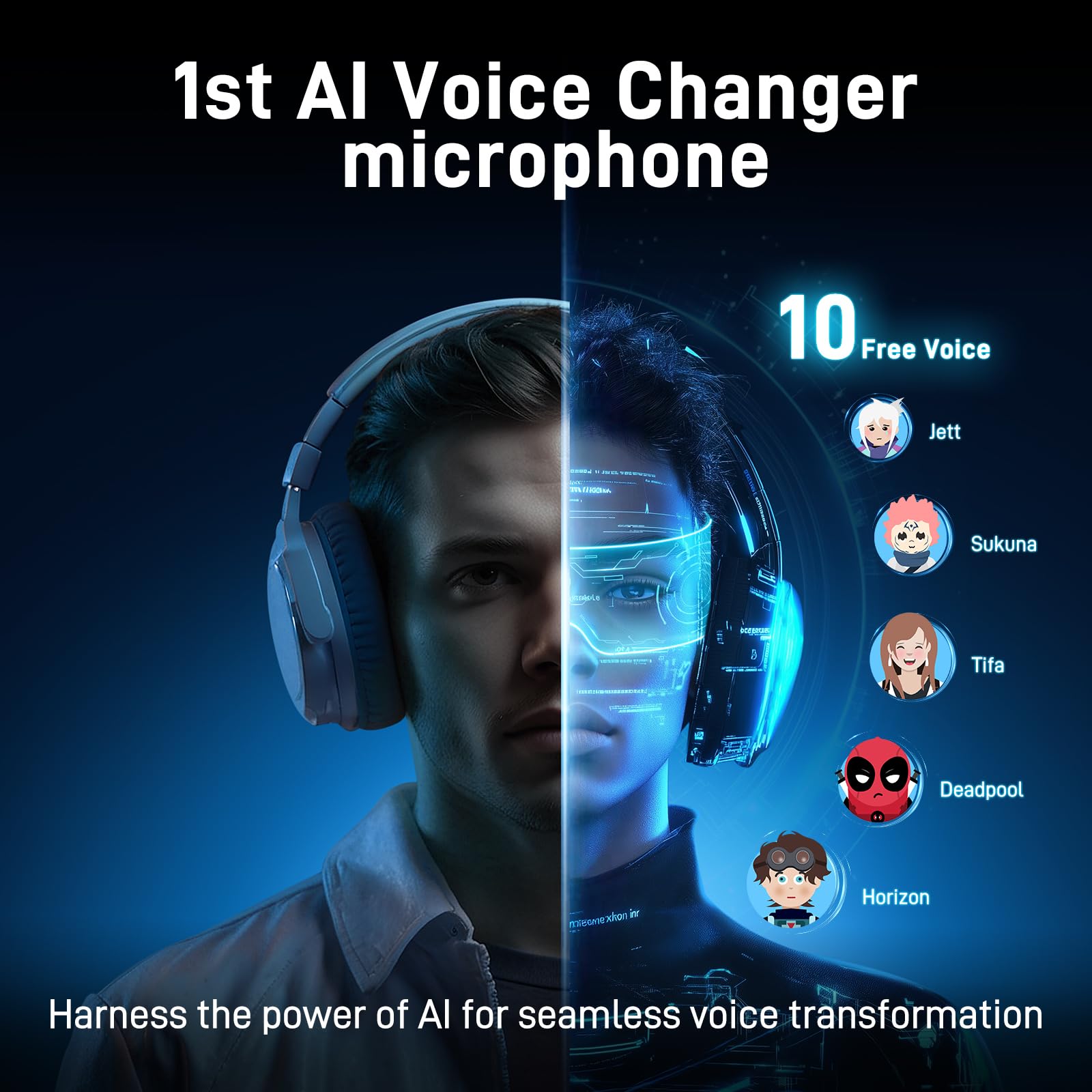 Foto 5 | Micrófono Inalámbrico Para Juegos Maono Dm40 Pro Con Cambio De Voz Ai - Venta Internacional.