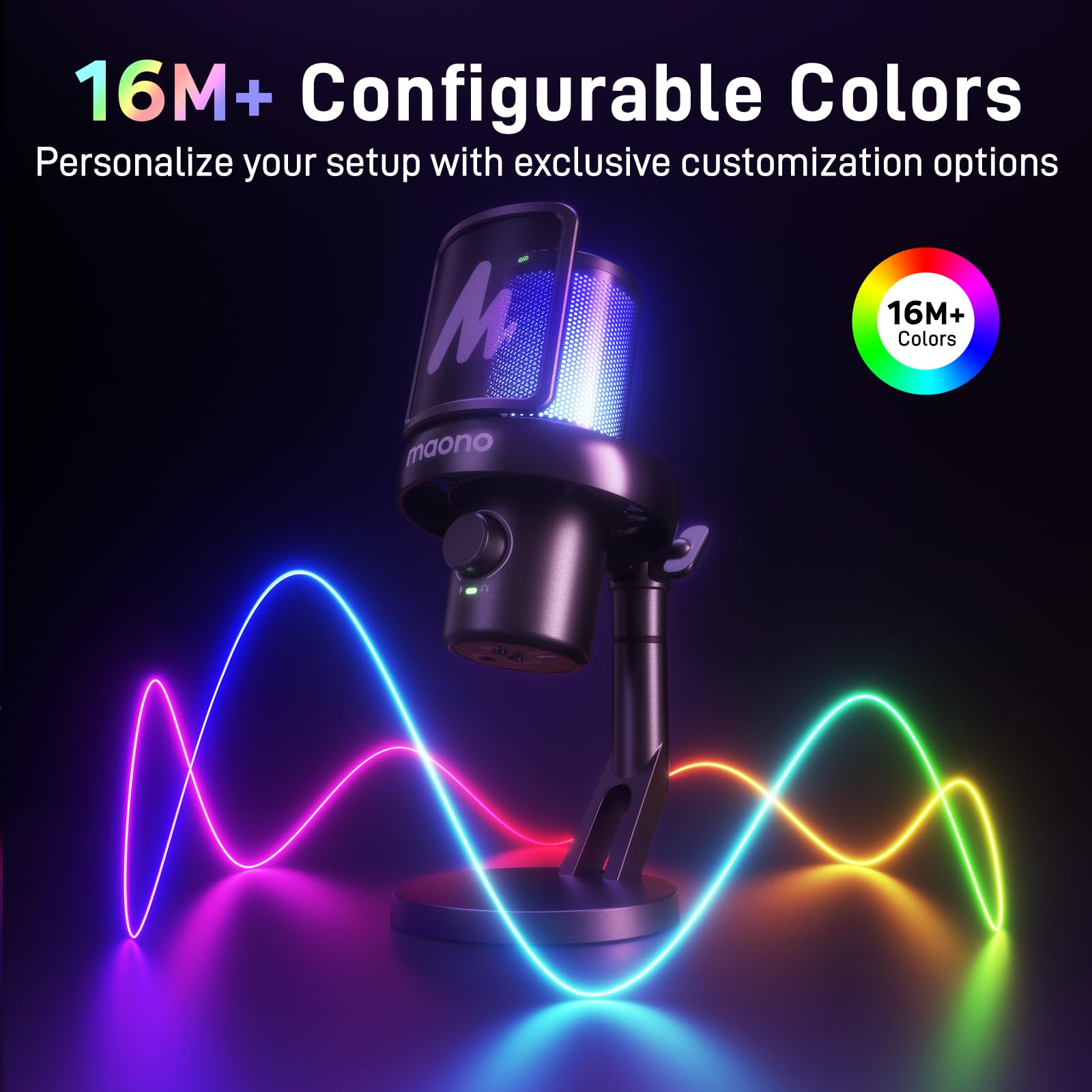 Foto 8 pulgar | Micrófono Inalámbrico Para Juegos Maono Dm40 Pro Con Cambio De Voz Ai - Venta Internacional.