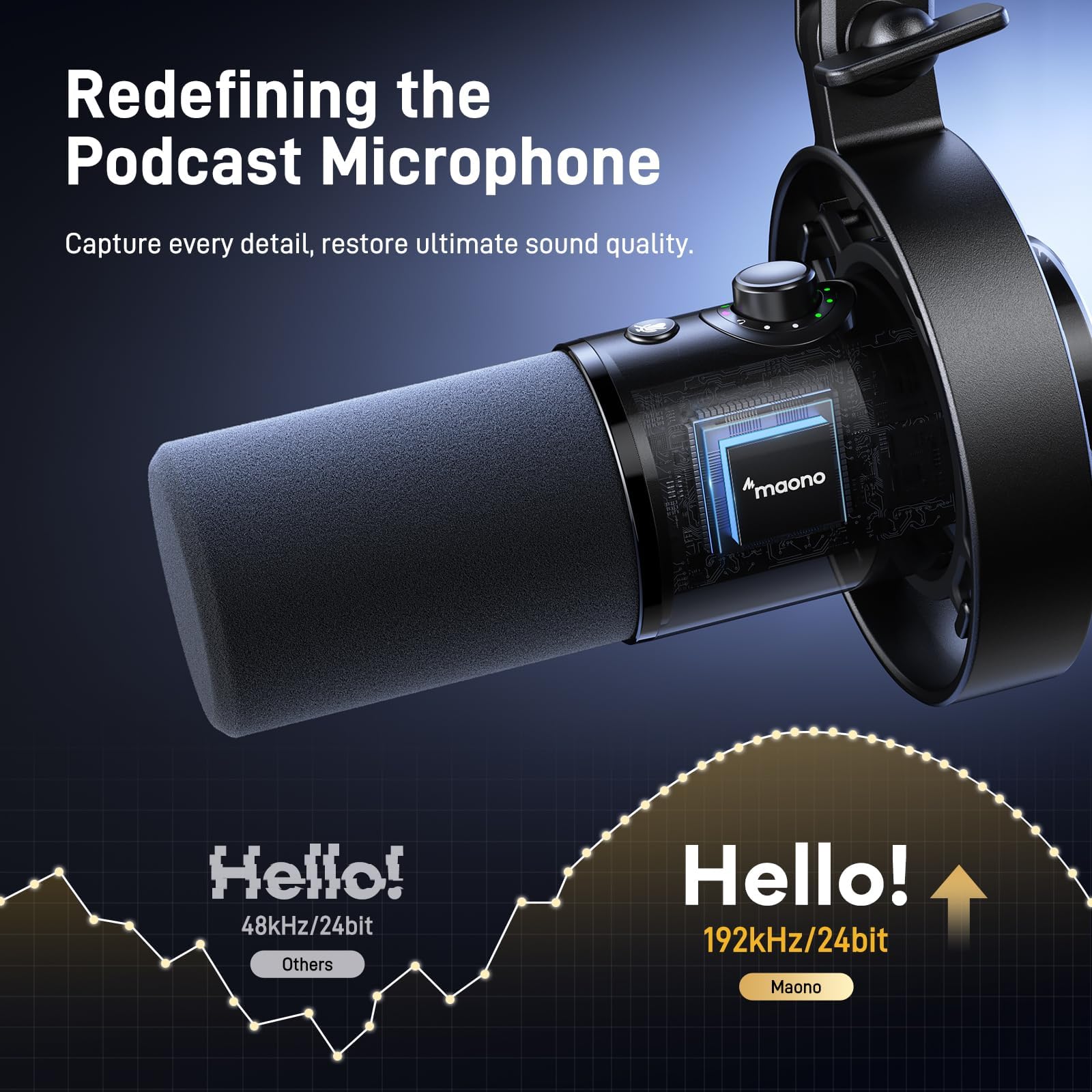 Foto 4 pulgar | Micrófono Dinámico Maono Pd300xt Usb/xlr Para Podcast - Venta Internacional.