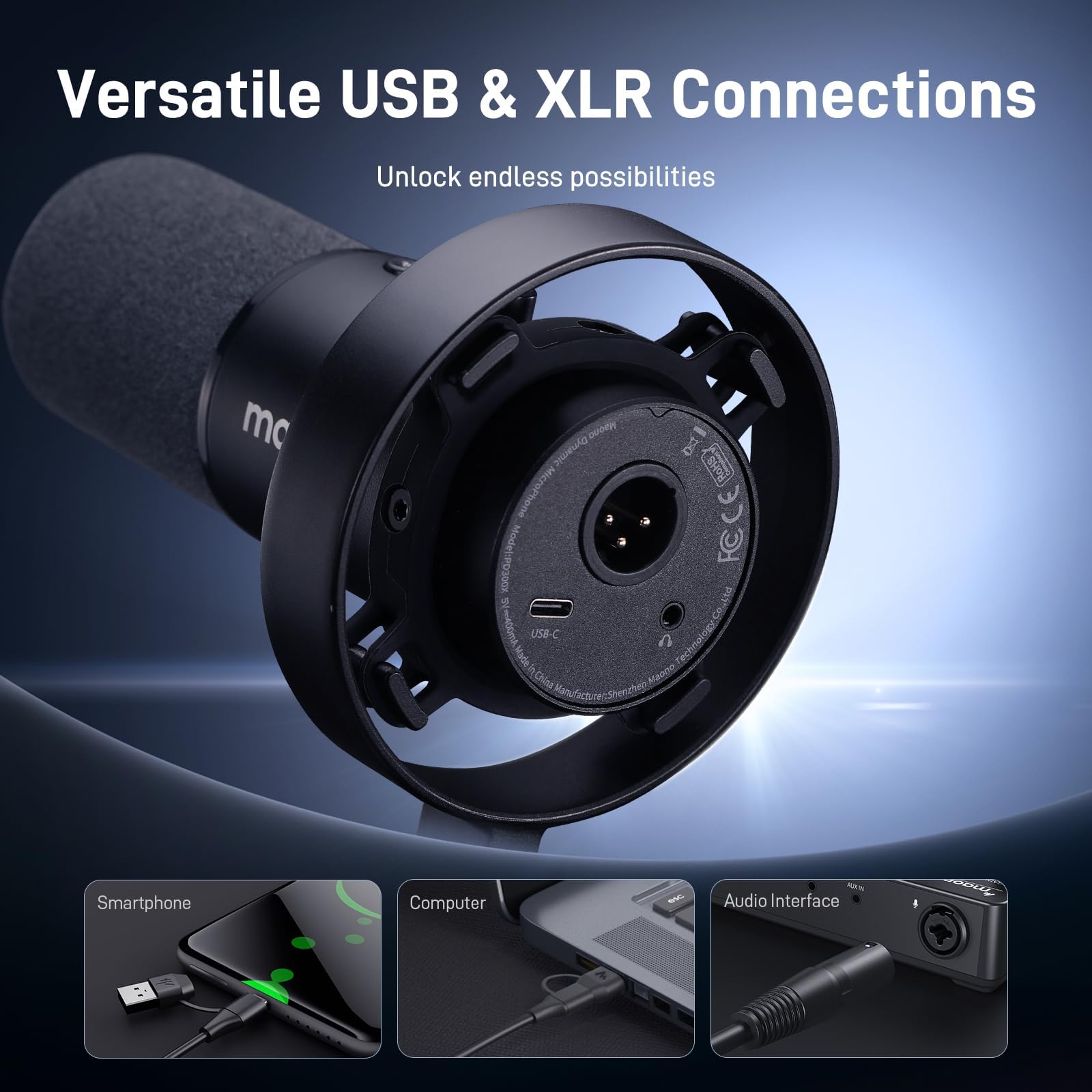 Foto 7 pulgar | Micrófono Dinámico Maono Pd300xt Usb/xlr Para Podcast - Venta Internacional.