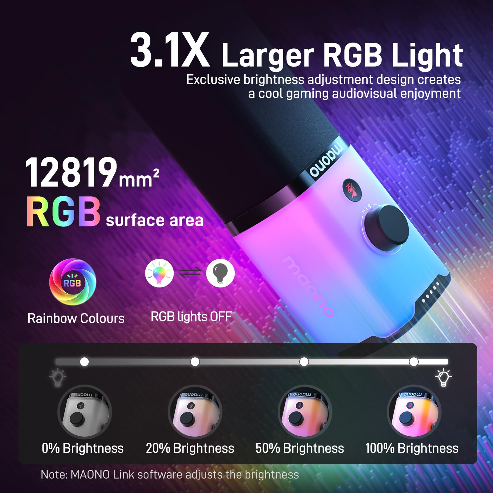 Foto 5 pulgar | Micrófono Para Videojuegos Maono Pd100x Xlr/usb Con Software Rgb - Venta Internacional.