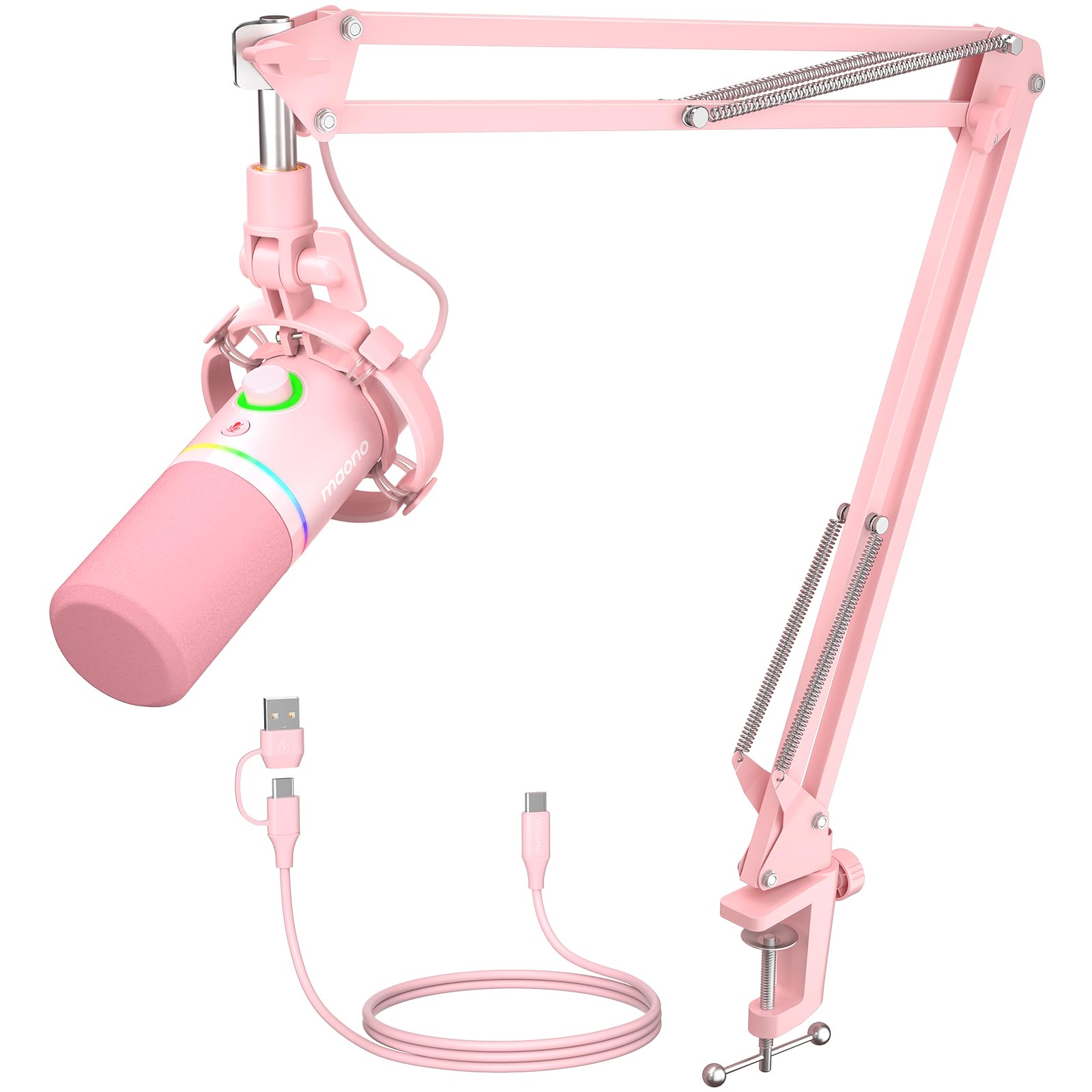 Foto 1 | Micrófono Maono Pd200xs Dynamic Xlr/usb Con Software Rosa - Venta Internacional.