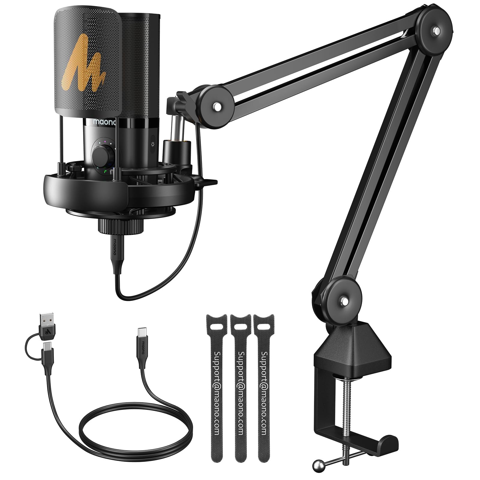 Foto 1 | Micrófono De Condensador Usb Maono Pm450 Con Soporte Amortiguador Y Brazo - Venta Internacional.