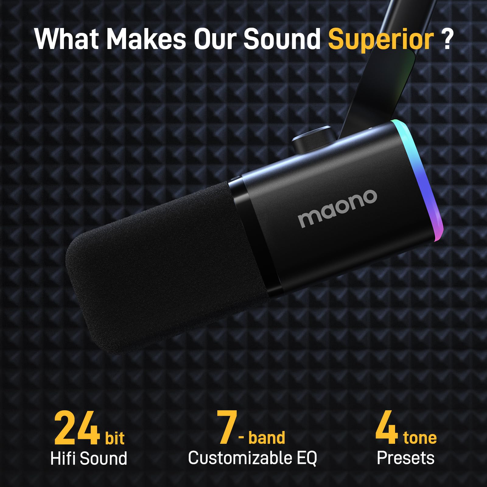 Foto 3 pulgar | Micrófono Para Juegos Maono Pd100xs Usb Xlr Con Boom Arm Y Software - Venta Internacional.