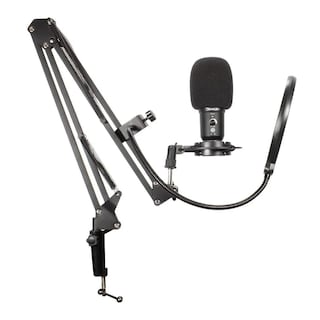 Foto 1 | Set De Micrófono Para Streaming Ocelot Ogmic03 Conectividad Usb Con Soporte Brazo Ajustable Y Filtro Pop Negro
