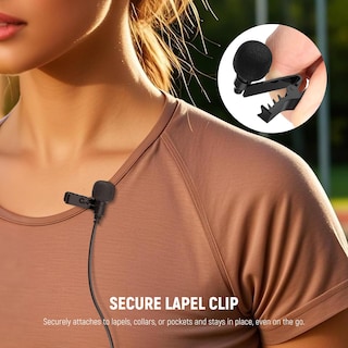 Foto 4 | Micrófono Lavalier Neewer Mini Condensador Con Cable De 6.6 Pies/2 M - Venta Internacional.