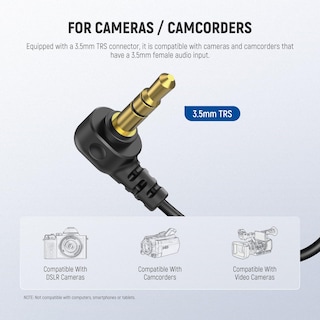 Foto 5 | Micrófono Lavalier Neewer Mini Condensador Con Cable De 6.6 Pies/2 M - Venta Internacional.