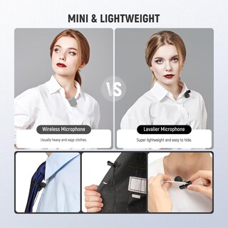 Foto 6 | Micrófono Lavalier Neewer Mini Condensador Con Cable De 6.6 Pies/2 M - Venta Internacional.