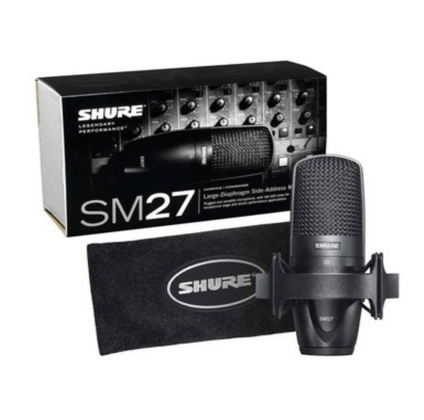 Foto 3 pulgar | Micrófono Profesional para Voz e Instrumento Shure Sm27lc-negro