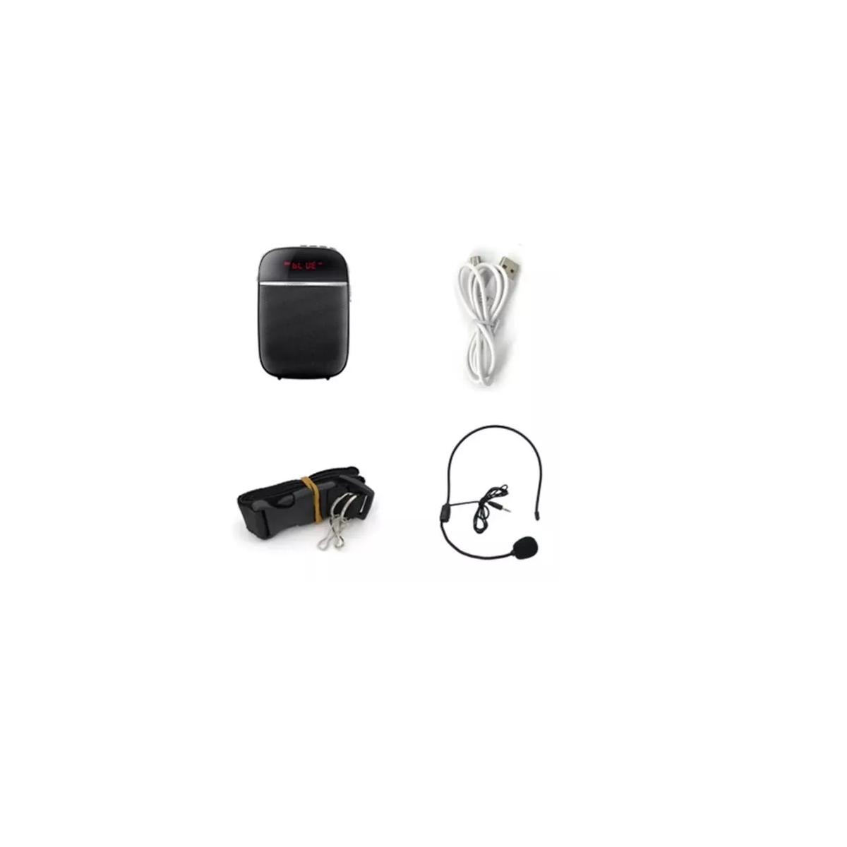 Foto 3 pulgar | Micrófono Bluetooth De Diadema Portátil Para Profesores  Eo Safe Imports Esi-16097 Negro
