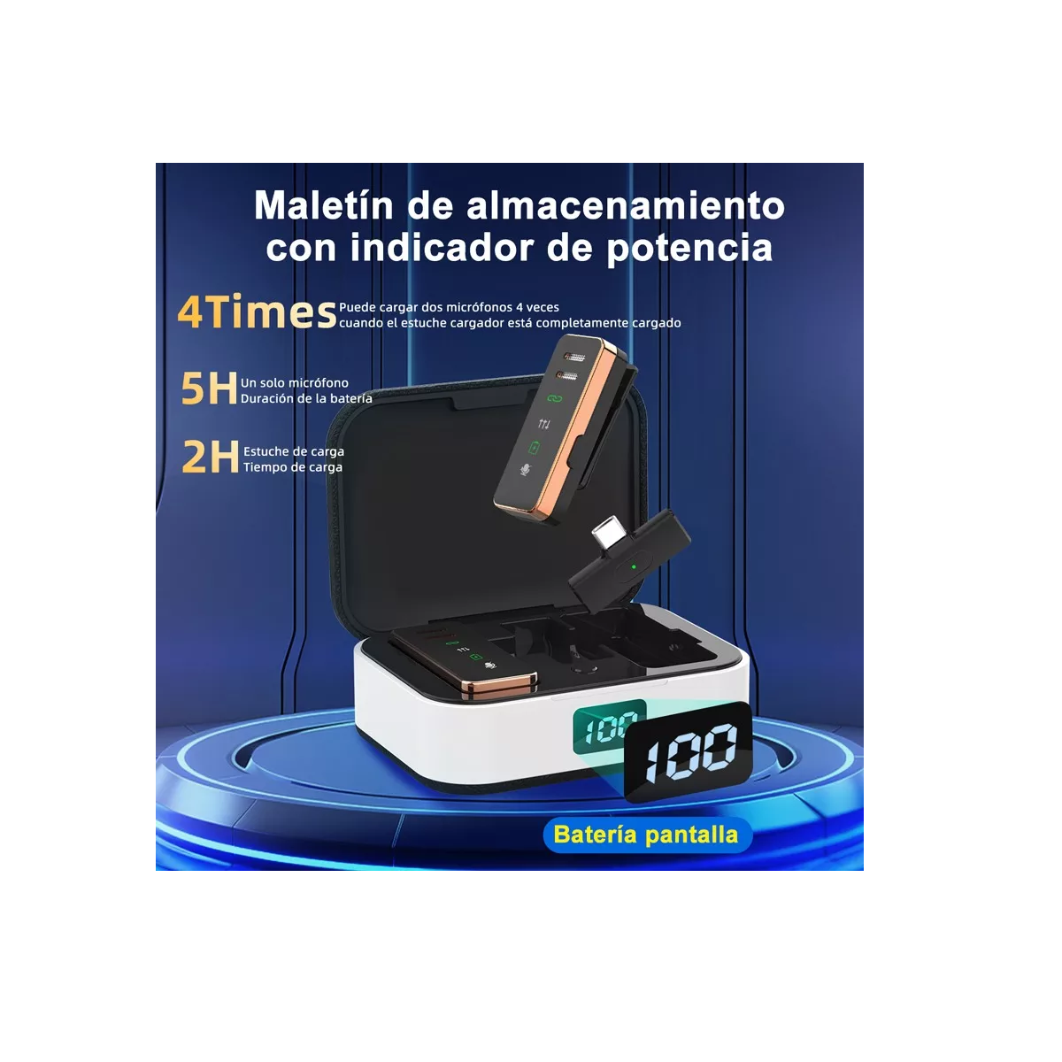 Foto 4 pulgar | Micrófono Inalámbrico Para Iphone/android Eo Safe Imports  Esi-16095 Multicolor