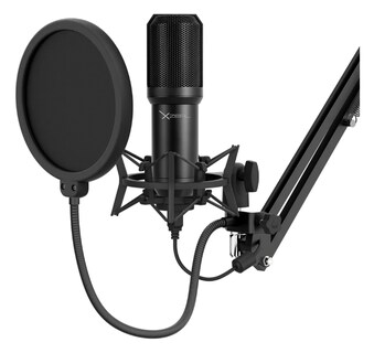 Foto 2 | Kit De Microfono Gamer Streaming Xzeal Xz-260 Usb Negro