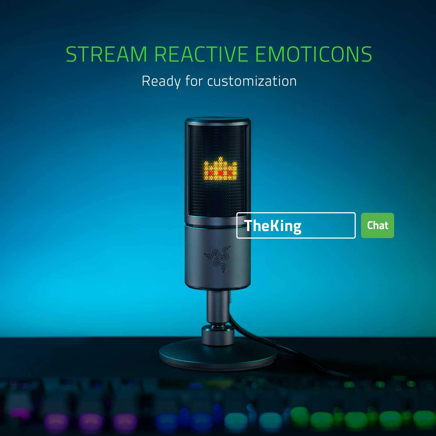 Foto 3 pulgar | Micrófono De Streaming Razer Seiren Emote Con Pantalla Led De 8 Bits - Venta Internacional.