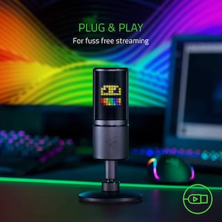 Foto 3 | Micrófono De Streaming Razer Seiren Emote Con Pantalla Led De 8 Bits - Venta Internacional.