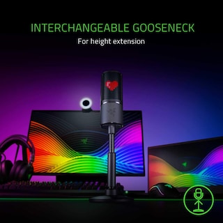 Foto 7 | Micrófono De Streaming Razer Seiren Emote Con Pantalla Led De 8 Bits - Venta Internacional.