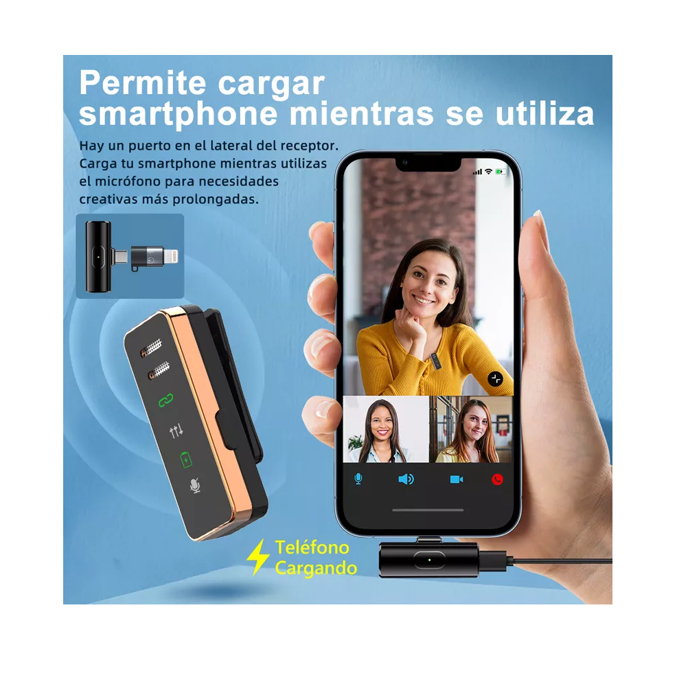 Foto 2 | Micrófono Inalámbrico Axnen para iPhone