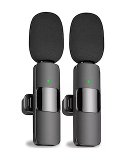 Foto 2 | Micrófono Lavalier Inalámbrico Bluetooth + Gratis Termo Güish De Regalo